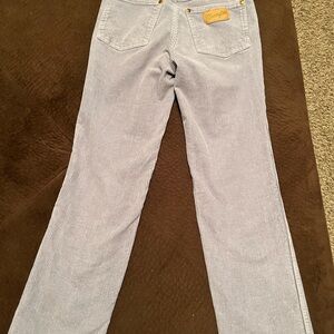 Wrangler Sky Blue Corduroy Trousers